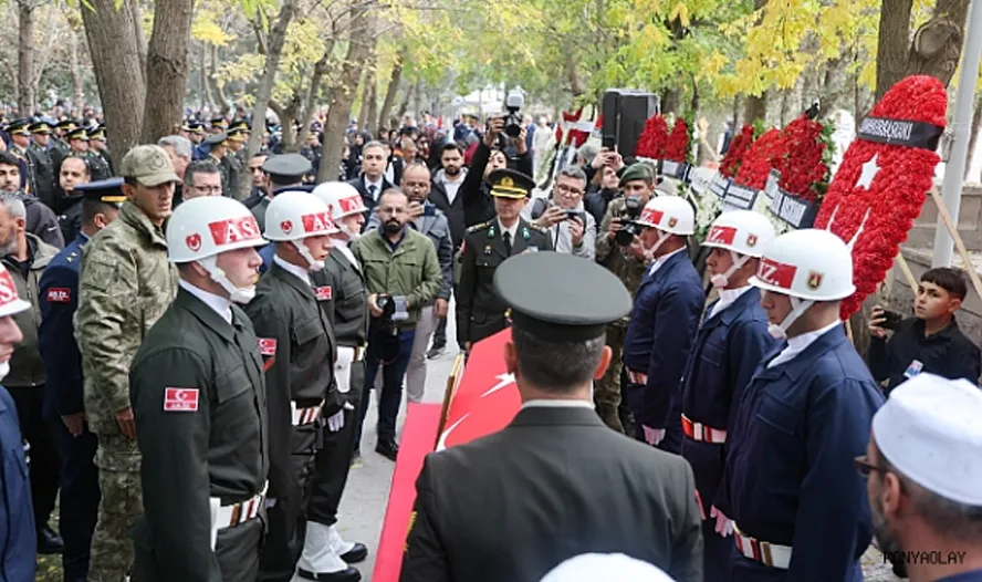 Konyalı şehidimiz Kuyucu dualarla son yolculuğuna uğurlandı