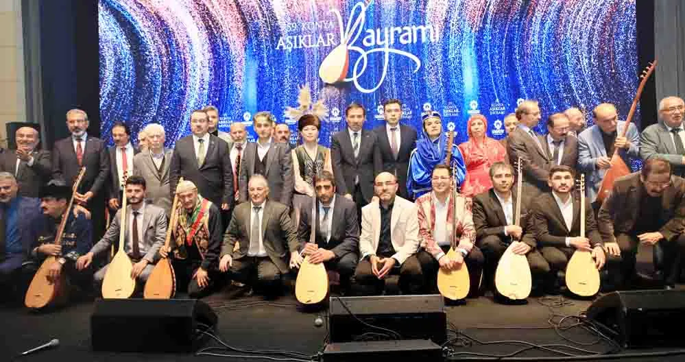 59. Konya Aşıklar Bayramı muhteşem törenle sona erdi