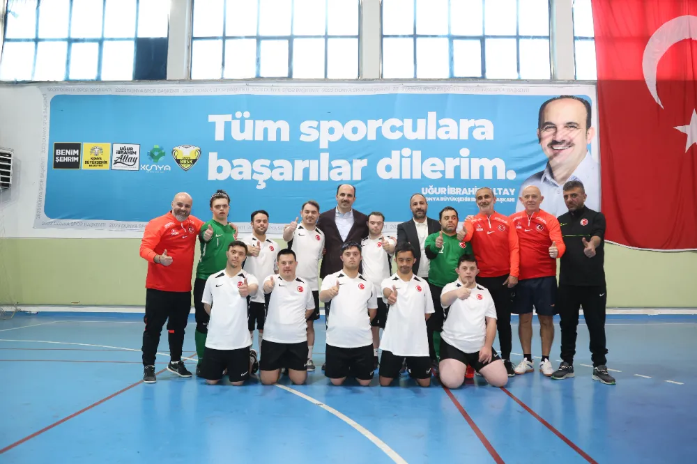 Başkan Altay Down Sendromlu Sporcularla Bir Araya Geldi!