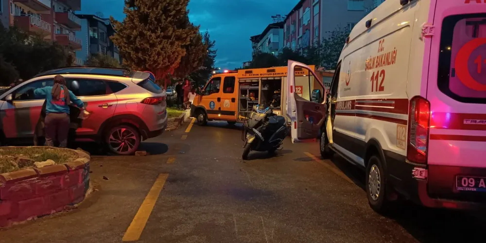 Motosikletli genç otomobilin altında kalarak can verdi