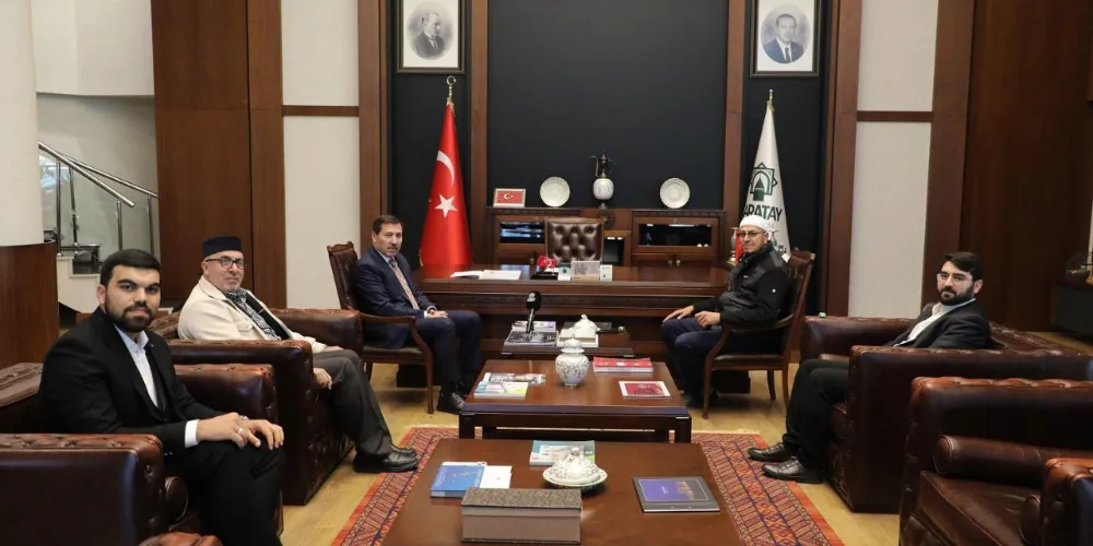 Başkan Kılca, Filistin Alimler Birliği heyetini belediyede ağırladı