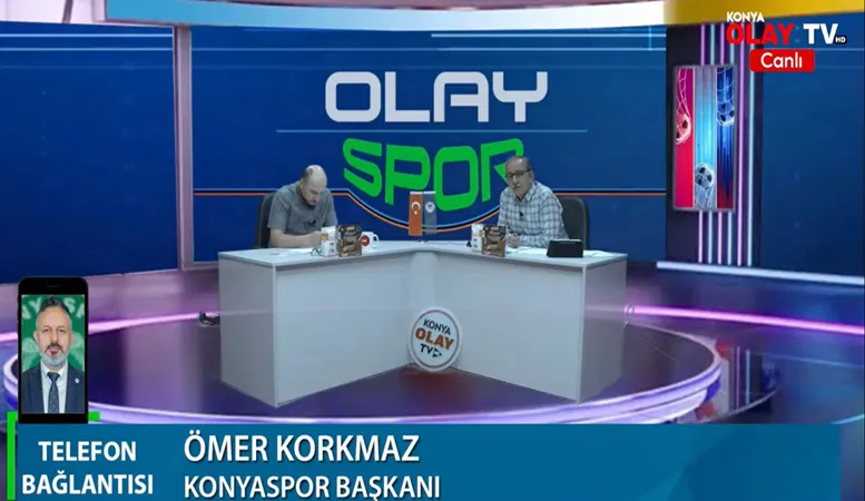 Konyaspor Başkanı Korkmaz KONYAOLAYTV