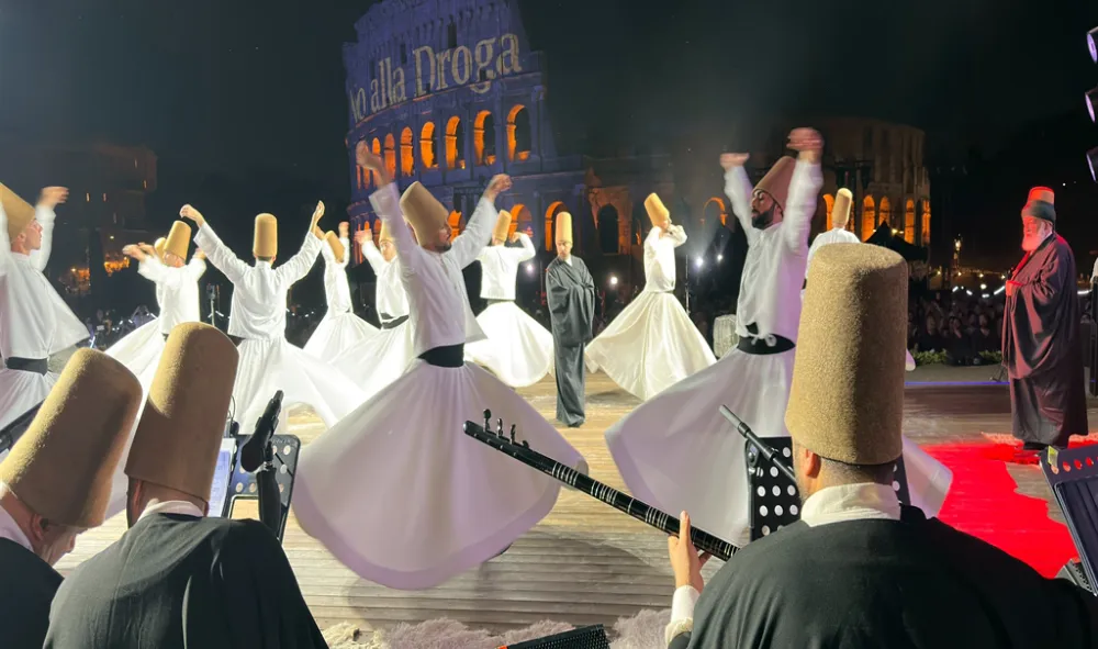 Roma Kolezyumu, Mevlevi semasına sahne oldu