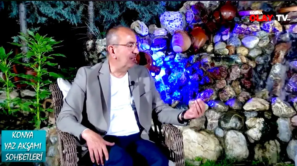 Konya yaz akşamları sohbetinin konuğu Mustafa Kavuş oldu