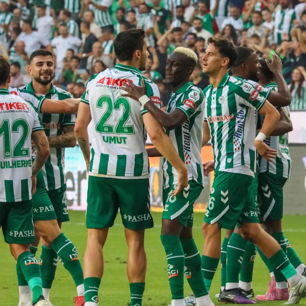 Konyaspor yeni sezonda sahasındaki ilk maçını 3-0 kazandı